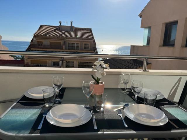 Sublime Appartement Vue Mer Avec Piscine 엘 캄펠로 외부 사진