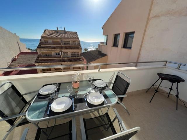 Sublime Appartement Vue Mer Avec Piscine 엘 캄펠로 외부 사진